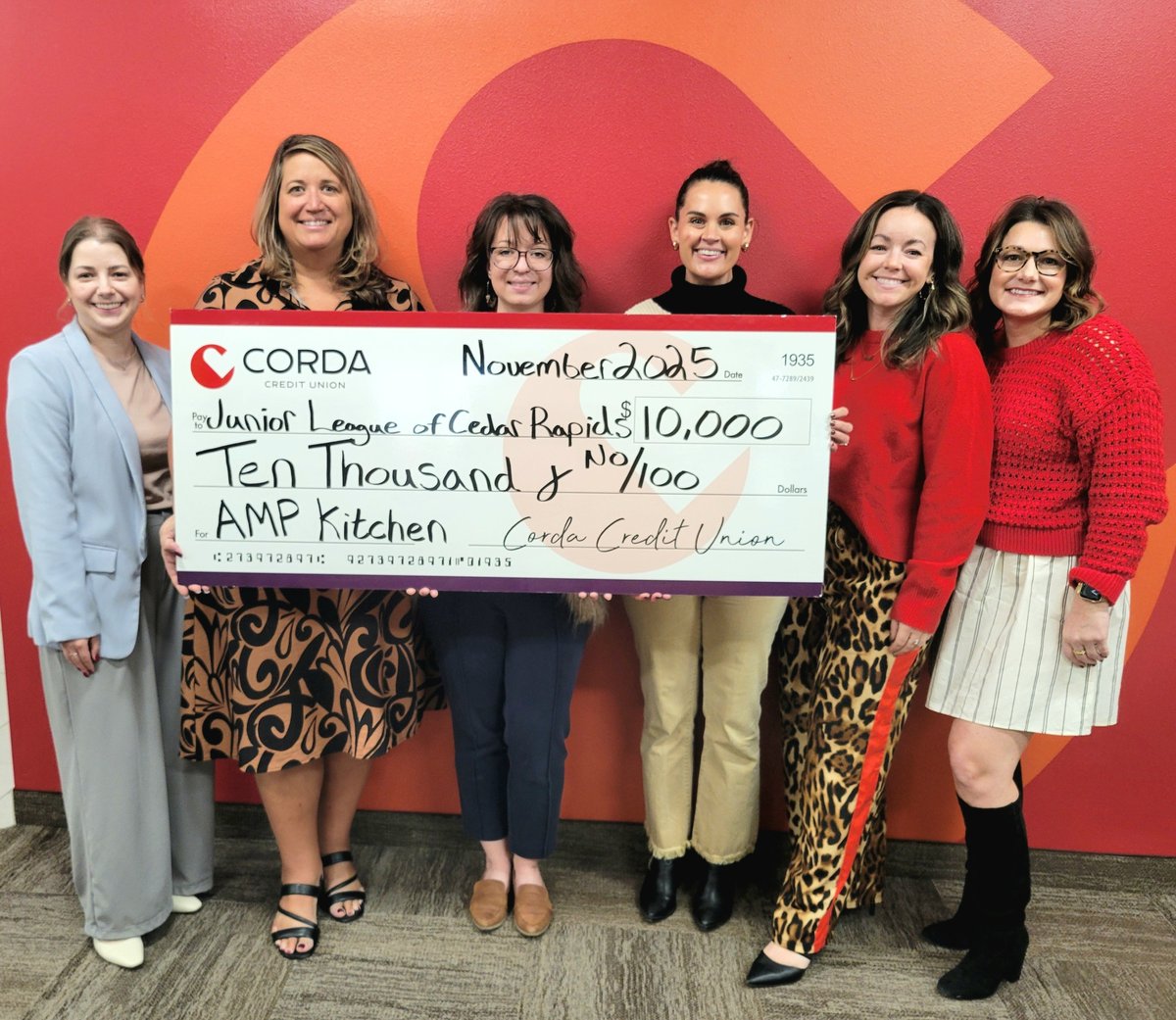 Corda is proud to contribute $10,000 for the renovation of the shared kitchen used by the Junior League of CR and Foundation 2 in downtown Cedar Rapids. The updated space will give foster youth and volunteers a welcoming place to cook, learn, and connect.