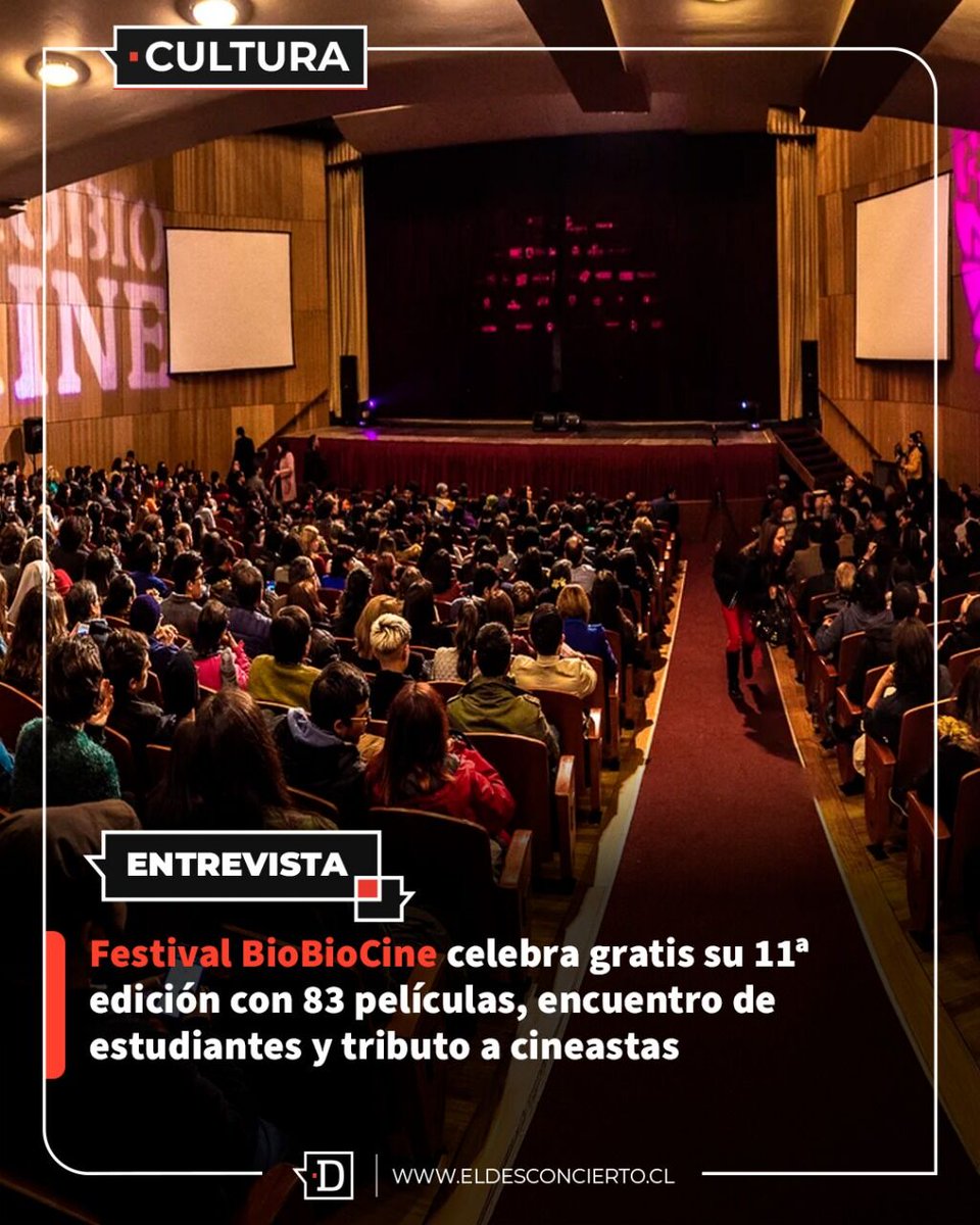 eldesconcierto's tweet photo. Resistencia frente al colonialismo, la fuerza de la ancestralidad y las voces silenciadas son algunos de los temas que abordan las películas y cortometrajes nacionales e internacionales que formarán parte del @FIBioBioCine en noviembre.

🔎Más info aquí: https://t.co/QXBHM7VwQe https://t.co/pArR4XHsp3