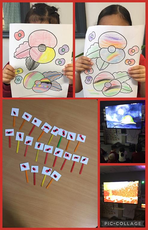 _PrimroseHill's tweet photo. This week Reception Herons have been learning about Remembrance Day. As a part of their learning they have created their own poppies using their fingerprints. https://t.co/bdPvvRkQYP