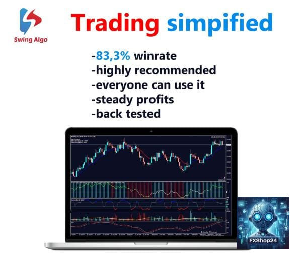 FxShop24's tweet photo. Ready to swing for bigger pips? Forex Swing Strategy MT4/MT5 packs 7 custom indicators, 83% win rate &amp; easy signals. For beginners &amp; pros! Instant download 👉 https://t.co/1YoiIf7ySt https://t.co/0AOzas1dmd
