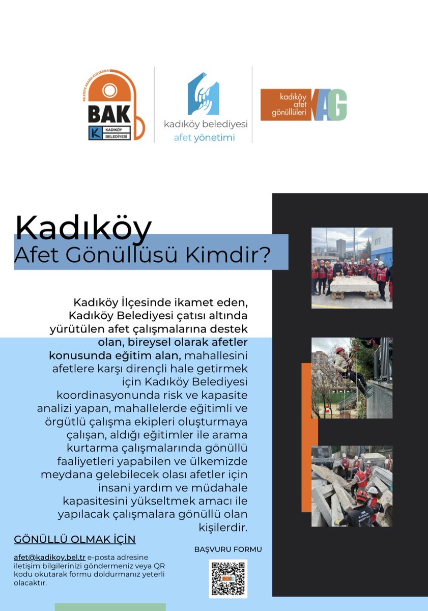 Kadıköy Belediyesi Kentsel Arama Kurtarma Takımı tweet media