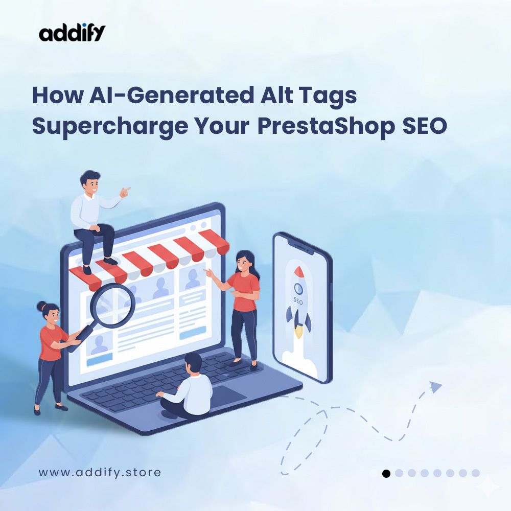Addify2's tweet image. 𝐅𝐫𝐨𝐦 𝐈𝐧𝐯𝐢𝐬𝐢𝐛𝐥𝐞 𝐭𝐨 𝐈𝐧𝐝𝐞𝐱𝐞𝐝:How AI‑Generated Alt Tags Supercharge Your PrestaShop SEO. 
Want to see how it works? 

𝗚𝗼 𝘁𝗼 𝗼𝘂𝗿 𝗯𝗹𝗼𝗴 𝗳𝗼𝗿 𝘁𝗵𝗲 𝗳𝘂𝗹𝗹 𝗴𝘂𝗶𝗱𝗲! 
🔗:addify.store/how-ai-generat…

#PrestaShop #EcommerceTip #AIAssist #AltTextMatters