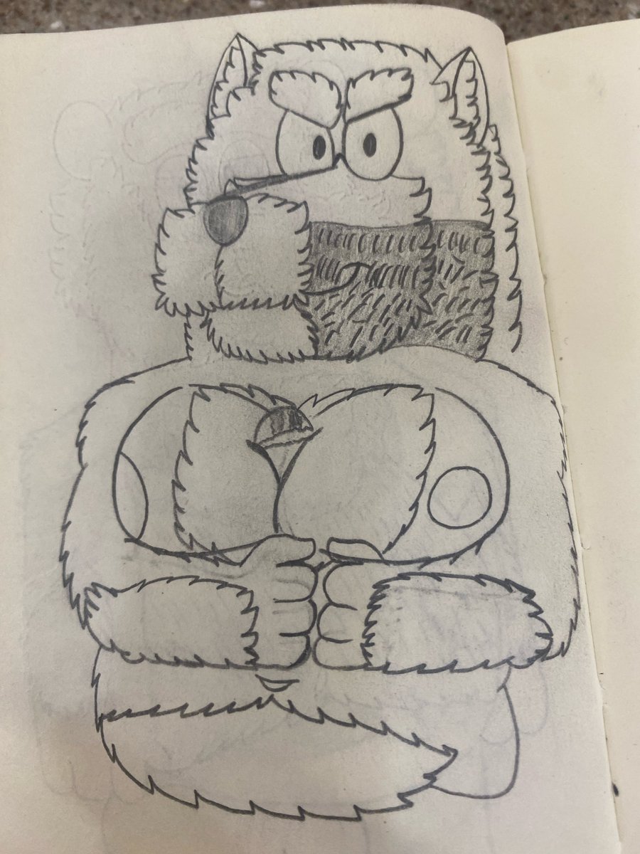 These pecs can break anything!

#wolf #furryartist #sketches #artist