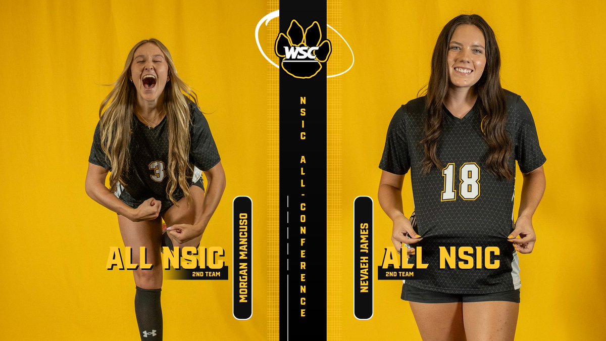 James, Mancuso represent <a href="/WayneStSoccer/">Wayne State College Women's Soccer</a> on #NSICSOC All-Conference Team.  #PlayforthePaw
wscwildcats.com/news/2025/11/1…