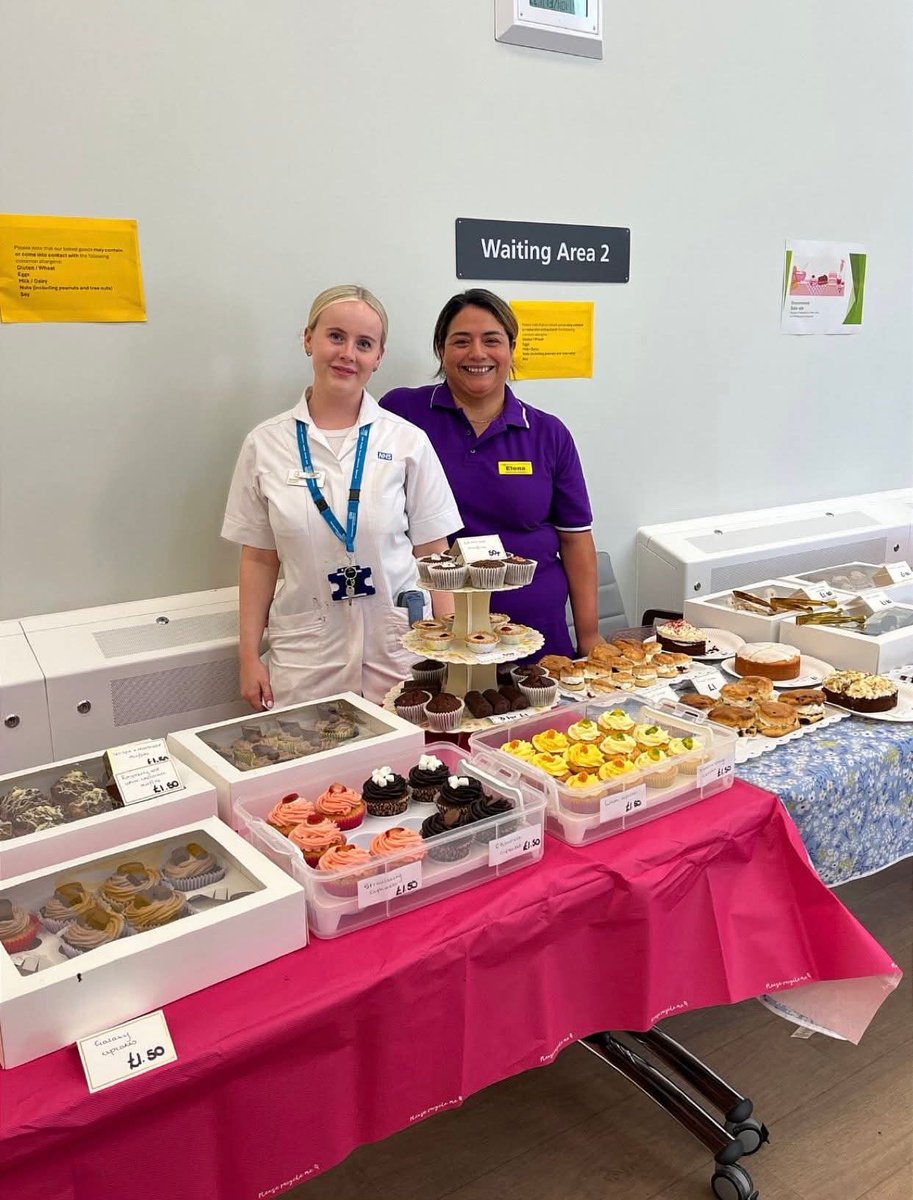 Robinward24's tweet photo. A massive thankyou to everybody that purchased from our bake sale today at Blossomwood or gave a donation. We made a grand total of £347 which will be spent on therapeutic activities for the wards 🧁🍰🍩 well done Elena our activities coordinator and Abbie from OT #robinward https://t.co/AOojMGdOqX