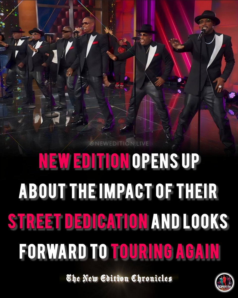 NewEditionLive's tweet photo. New Edition recently interviewed with HOT105FM to discuss their street dedication ceremony and their upcoming tour with Boyz II Men and Toni Braxton.
#TheNewEditionChronicles
#NewEditionBlog
#TheNewEditionWayTour
.
ποΈ: https://t.co/mXA0c5eJk5 https://t.co/Ntm4pWZSys