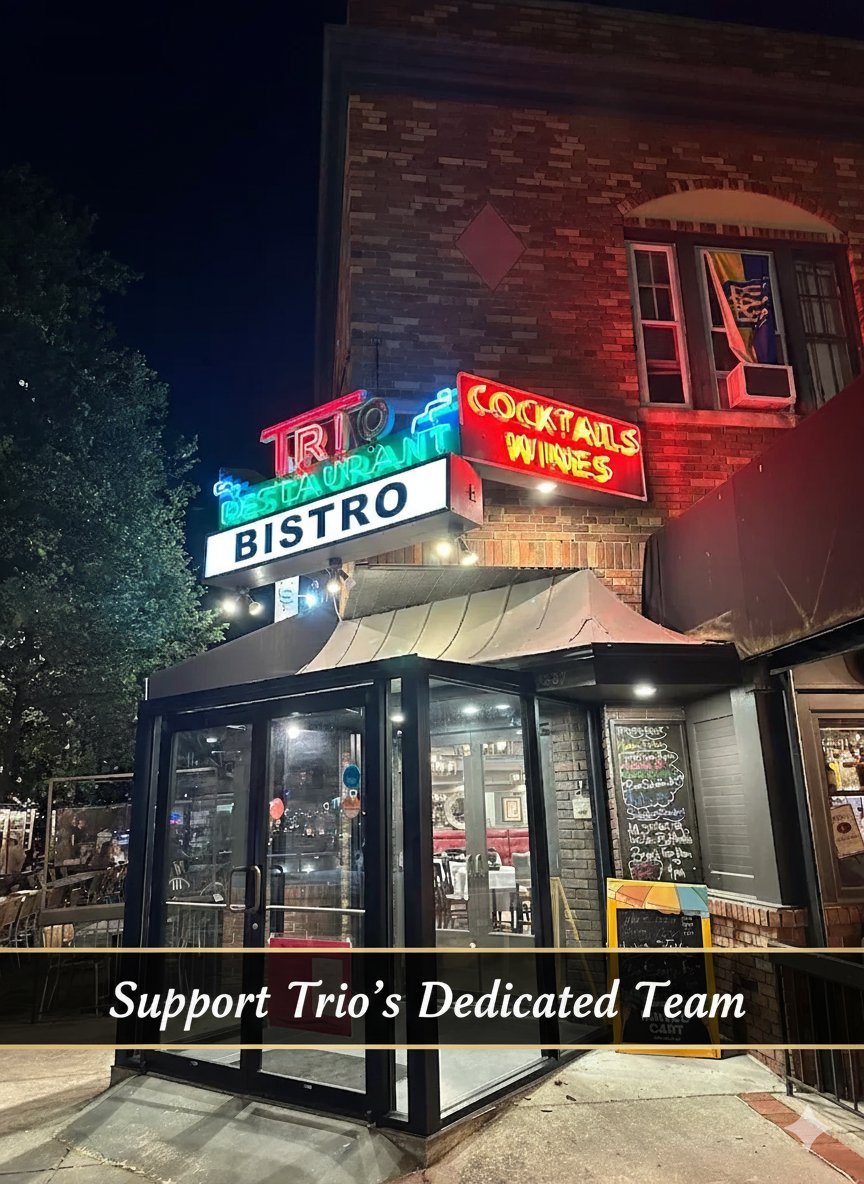 foxandhounddc's tweet photo. Support Trio’s Dedicated Team During This Transition

Dear cherished friends, neighbors, and longtime patrons,

As many of you know, after 75 wonderful years serving the Dupont Circle community, Trio has closed its doors. https://t.co/WzV6ExuRmJ