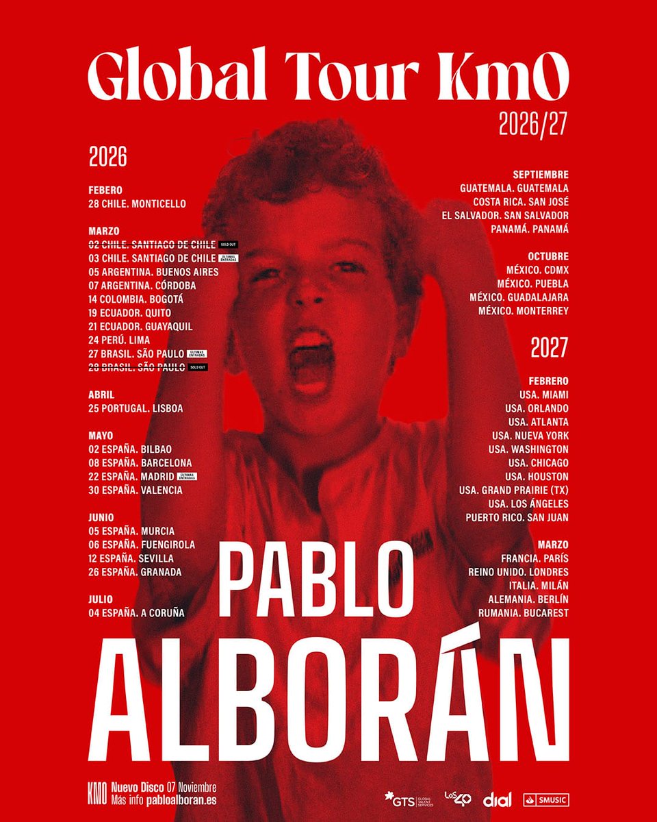 AlboranTeam's tweet photo. #Vídeo Tu meteorólogo de confianza 🤪, @pabloalboran, vuelve para presentarte en #Canal24horas @rtvenoticias, las fechas del #GlobalTourKM0 que recorrerá Latinoamérica, Estados Unidos, Europa y las principales ciudades de España.

+ info y entradas 👉🏻 https://t.co/lEOHO0Vqjp. https://t.co/vxWkgJTGzM