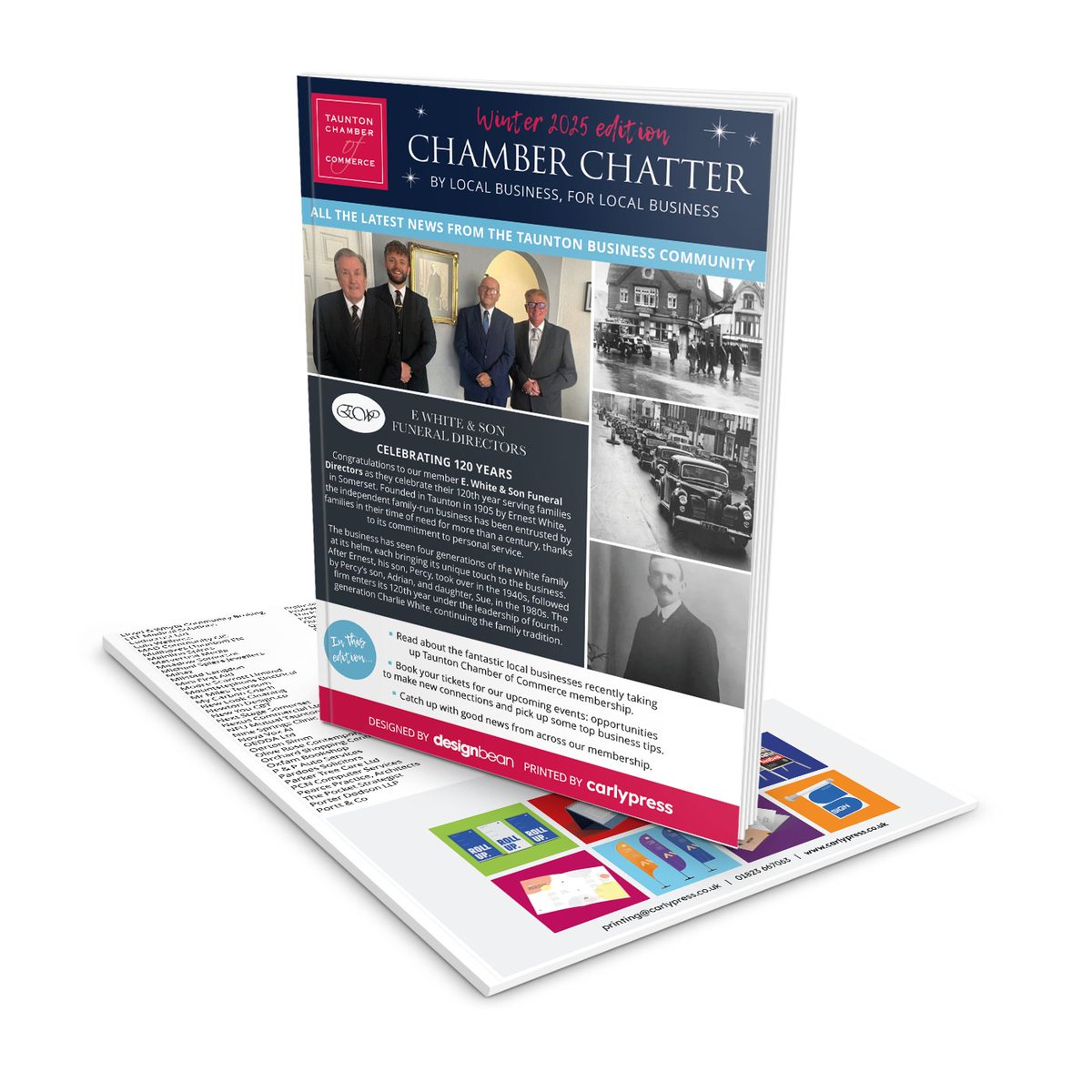 CarlyPressLtd's tweet photo. Chambers of Commerce are at the heart of our business communities, connecting and supporting local businesses - and print brings their work to life. We're proud to support Chambers across the UK with quality print that reflects their community spirit.

@TauntonChamber https://t.co/kr8wfSPx7v