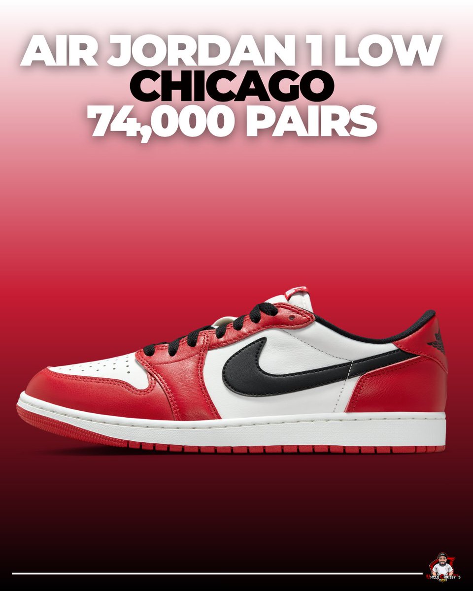 AIR JORDAN 1 LOW CHICAGO

Shouldn't be too hard to cop at all. Good luck fam!