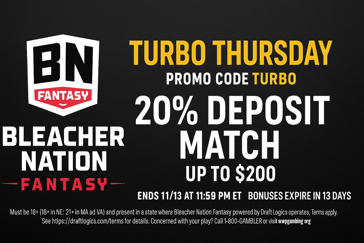 🚨 <a href="/BN_Fantasy_/">Bleacher Nation Fantasy</a> is back with another bonus pick for NEW users 👇

Breece Hall MORE than 0.5 rushing yards

Possible TNF pairings: 

- MORE than 16.5 rec yards for Tyler Johnson (had 60+ in the two games Garrett Wilson missed) 
- MORE than 37.5 rec yards for Mack Hollins (went for