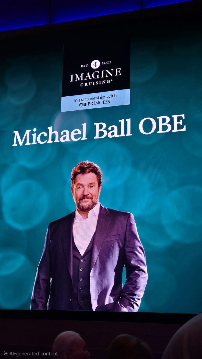 dhplanners's tweet photo. @mrmichaelball epic performance on show 1 of 4, on Sky Princess today.  My wife is huge fan and I was so impressed too.  Thank you for making the end of our cruise perfect.  The occupants of cabin A522  Sky Princess. https://t.co/zDhkjetGCp