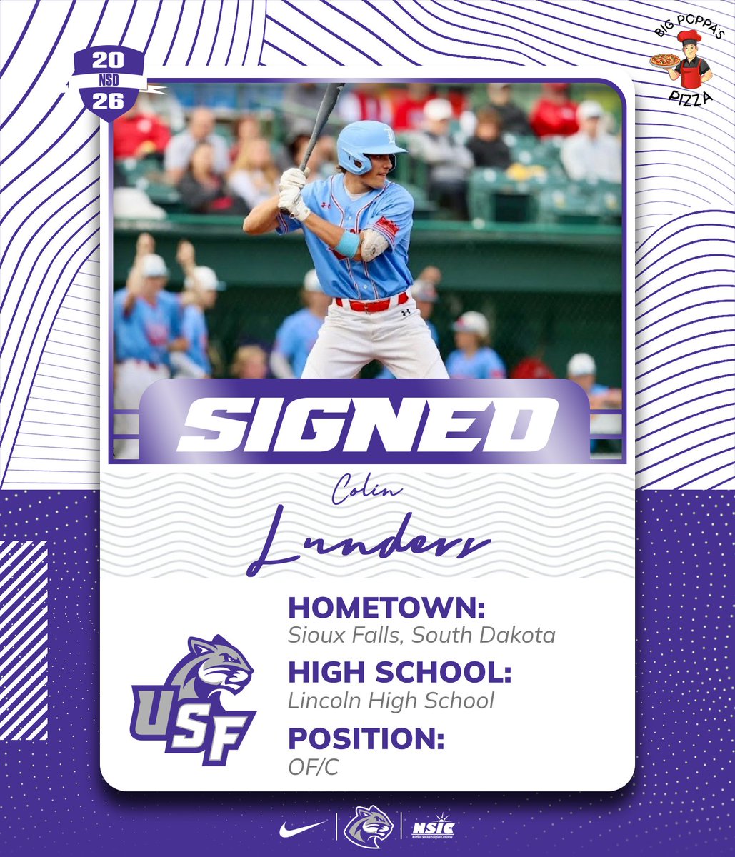 Welcome to The Coo, Colin Lunders! ⚾️

Outfielder/Catcher | Sioux Falls, S.D. | Lincoln HS

#CooFalls | #GoCoo