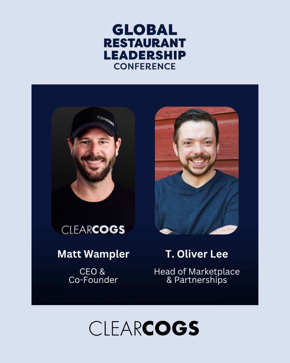 Headed to #GRLC2025! Excited to connect with the world’s top restaurant leaders and talk all things AI + innovation.

Let’s build the future of smarter restaurants together. #AIinRestaurants #ClearCOGS
