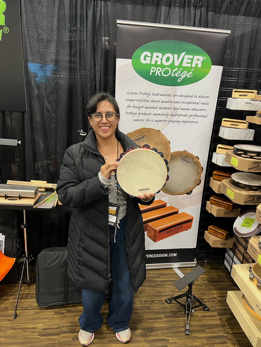 GroverProPerc's tweet image. Grover Pro artist Grover Michelle Lagos visiting our booth at PASIC 

Stop by and say hi at Booth #1103
#groverpropercussion #Pasic #1103 #indianapolis