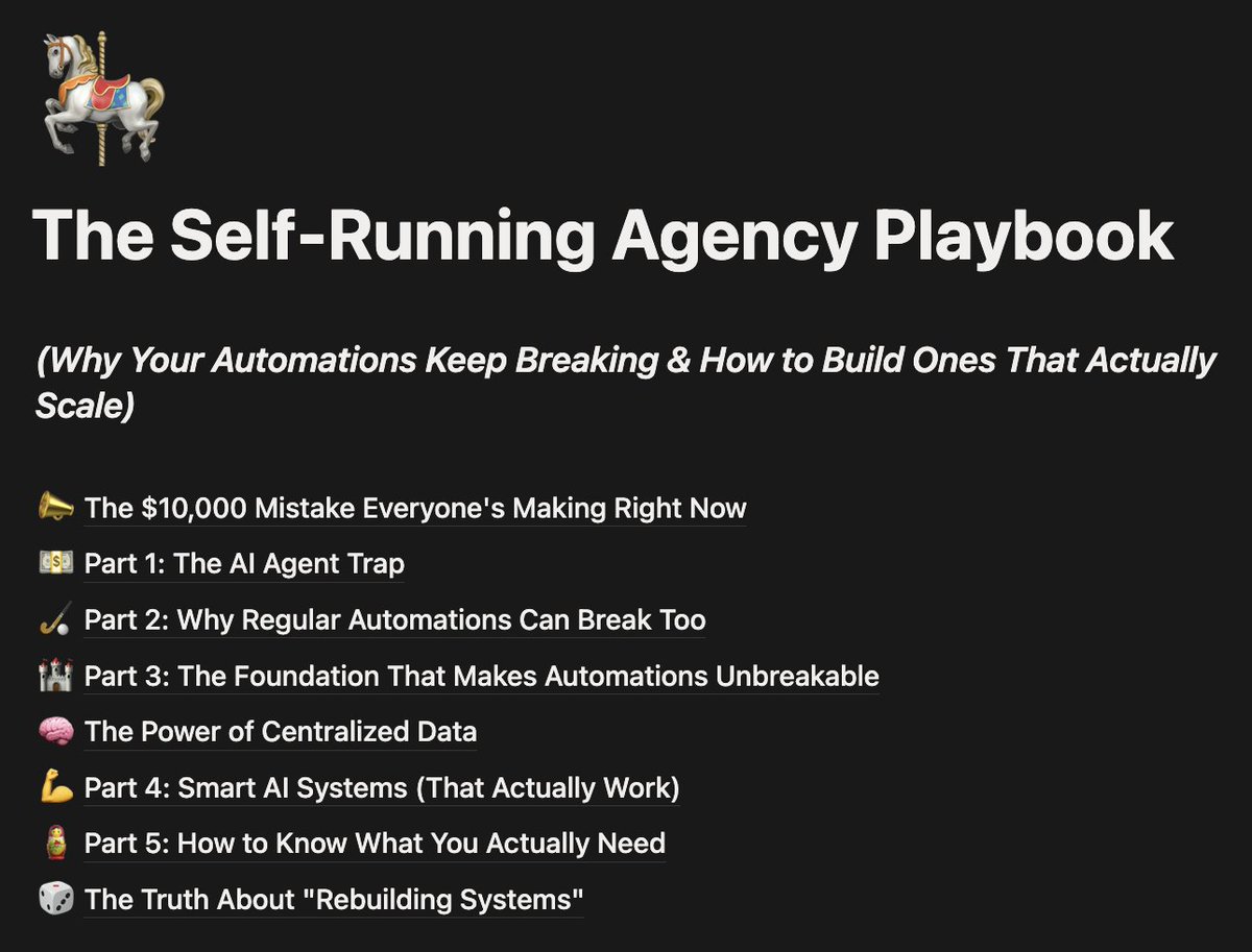 NAndriievskyi's tweet image. Every week, another agency owner tells me they dropped $8,000 on AI agents.

And every week, I ask the same question:

&quot;Are they still working?&quot;

The answer is always no.

Because AI agents are being sold as a silver bullet when what you actually need is a proper foundation.

If…