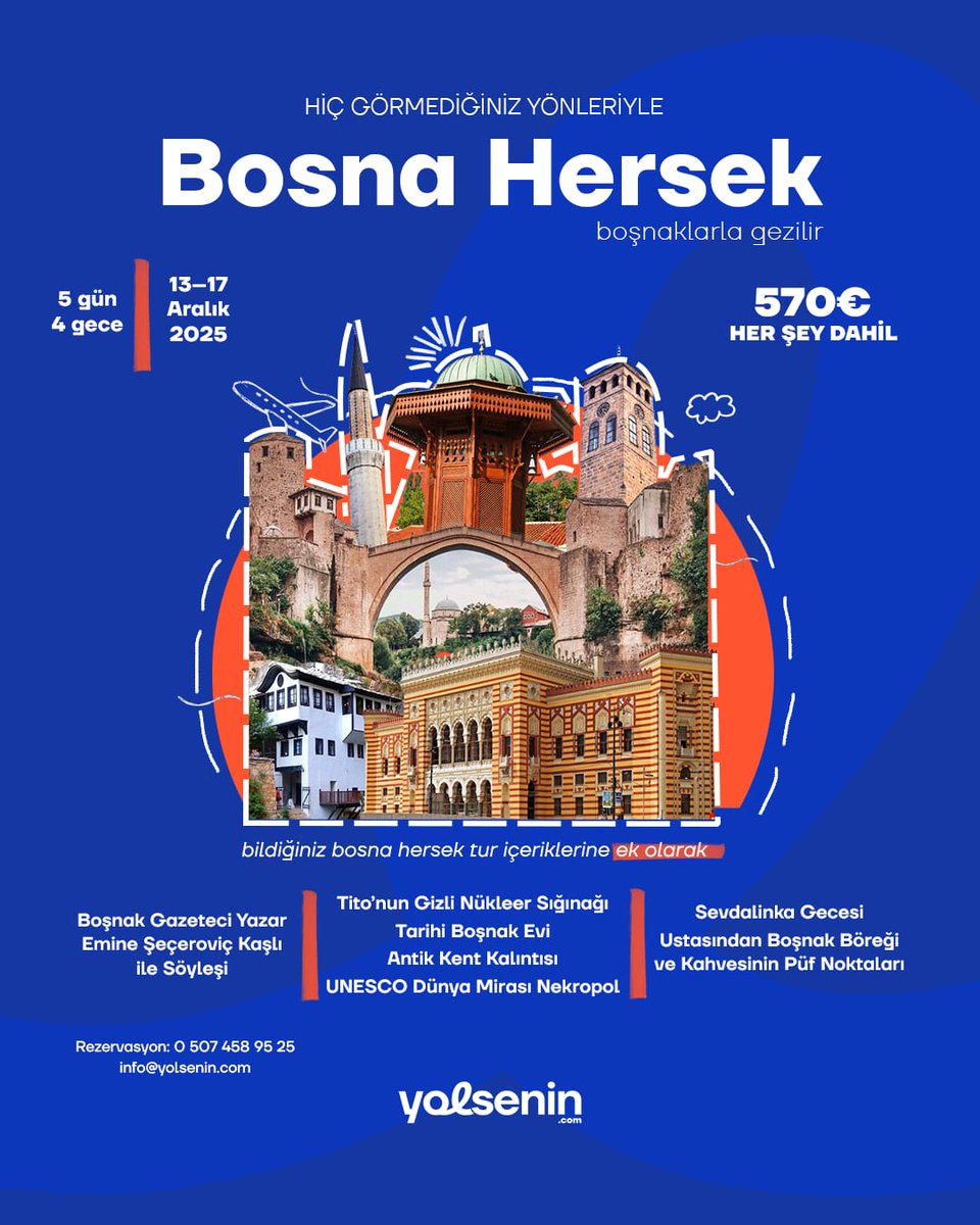Farklı bir Bosna Hersek turu isteyenlere...