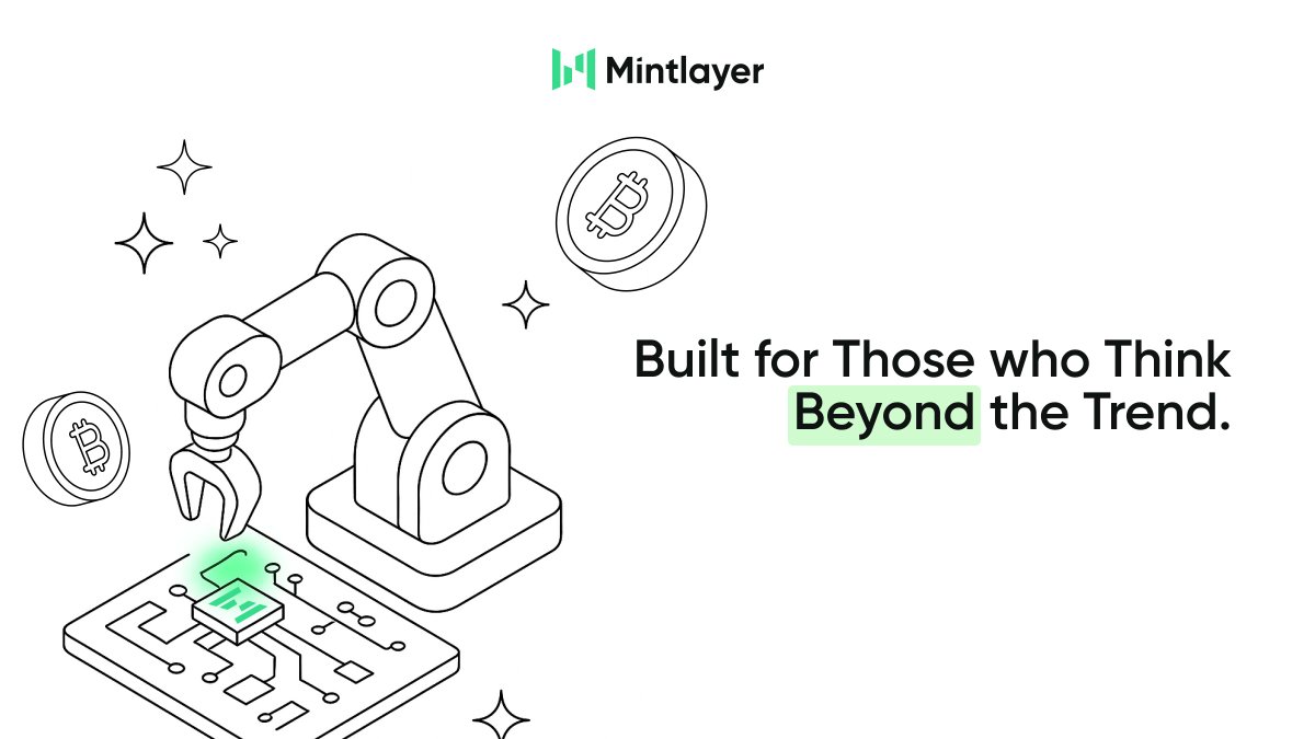 mintlayer's tweet photo. Let’s be clear, we’re not chasing what’s popular today.

We’re building the infrastructure that makes blockchain practical, scalable, and connected to real-world value.

From tokenization and DeFi to the integration of real-world assets, https://t.co/Zjz9W2uXrY is shaping a financial ecosystem where utility drives adoption.

Remember, the future of blockchain belongs to those who build for purpose, not momentum.

And we’re here for it. 🥂