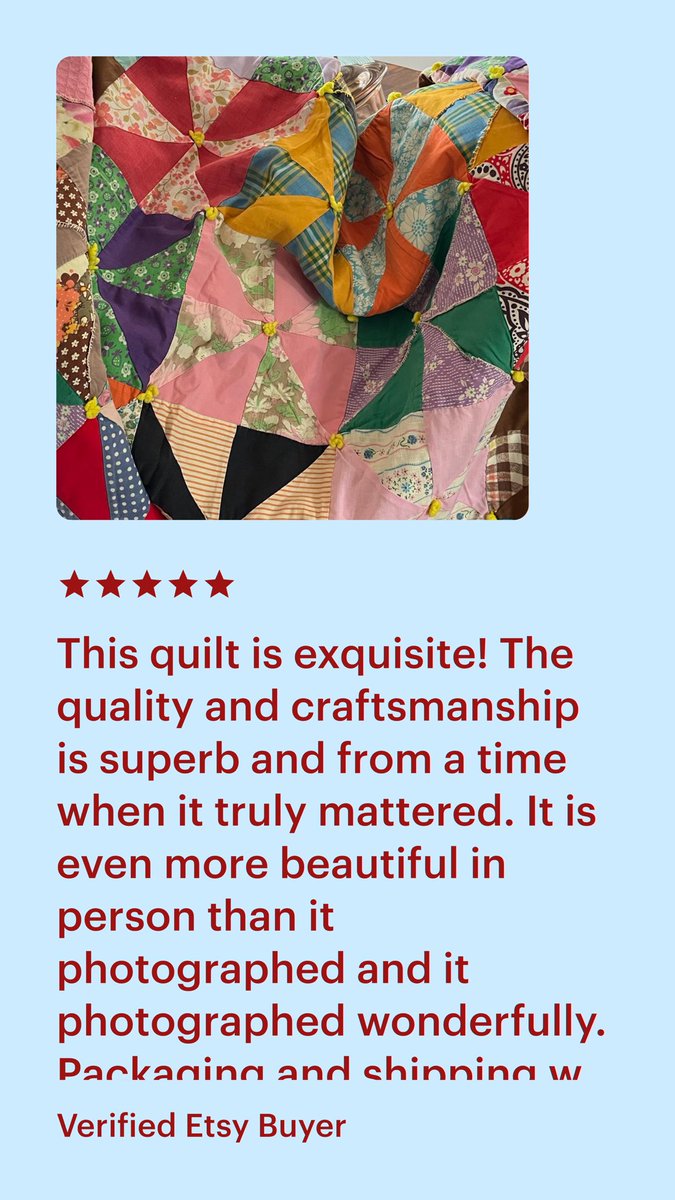 This is what makes being an Etsy seller so rewarding! Thanks ⁦<a href="/CoachRobynR/">Coach Robyn</a>⁩ for the beauteous review! ♥️