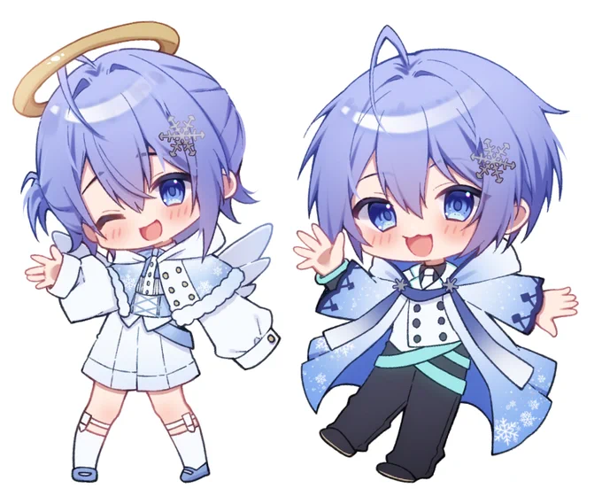 #白雪アート
