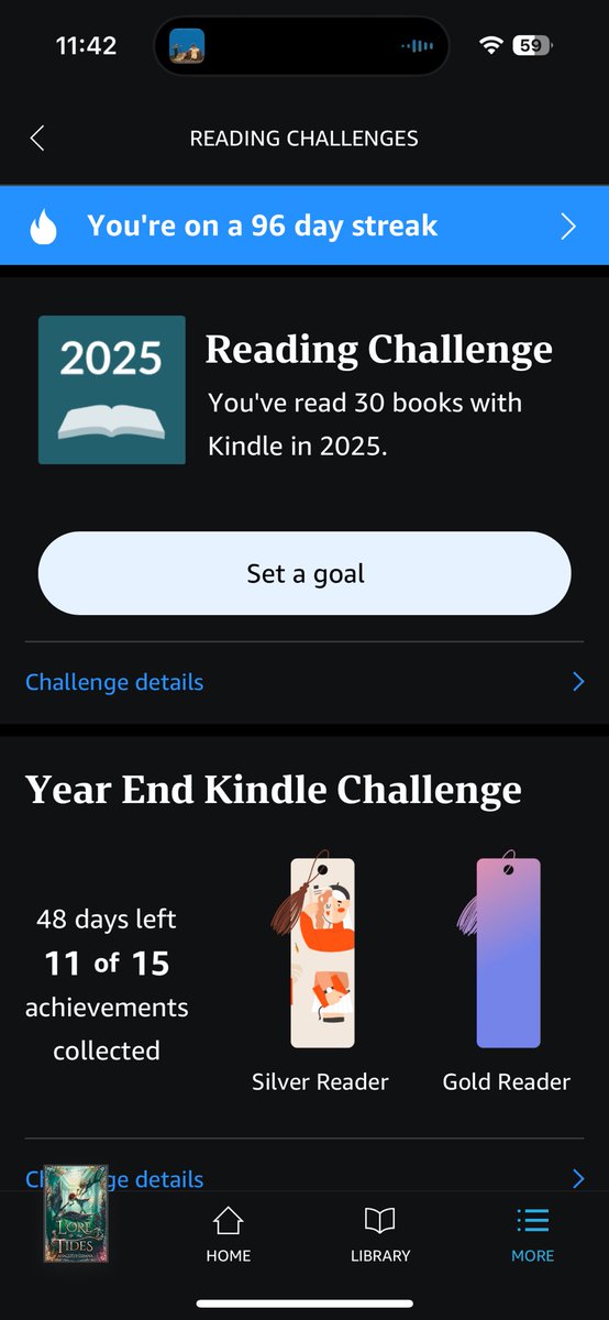 muttreloaded's tweet image. lore of the wilds i finished it 2 days ago i am not like yall. and this isn’t counting the physical books i read #catchup