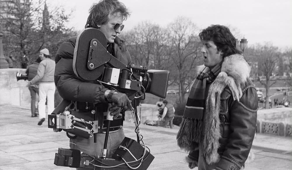 Rocky II (1979). Steadicam operator: Philly's own Garrett Brown. Local guy does good. OK, two local guys when you consider Stallone went to high school in Philadelphia.