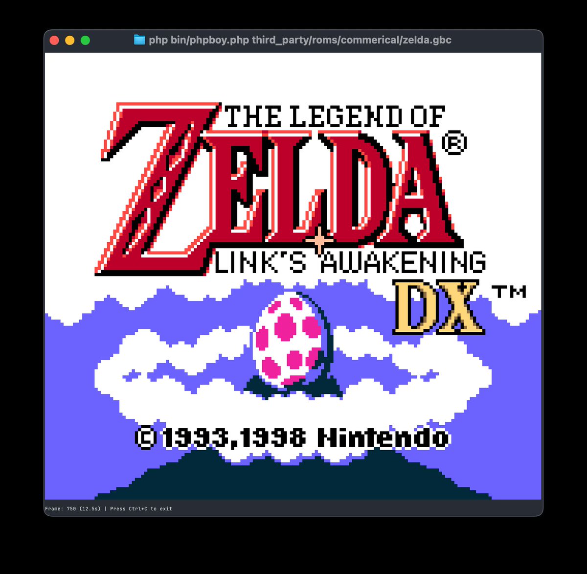 edd_mann's tweet image. phpboy is now officially a gbc with full colour support 🎨 🎉 thread 👇 

github.com/eddmann/phpboy
