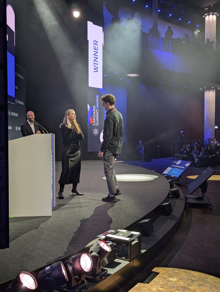 nmkr_io's tweet image. NMKR wins Cardano Infrastructure Platform! 💚

Thank you for the support.