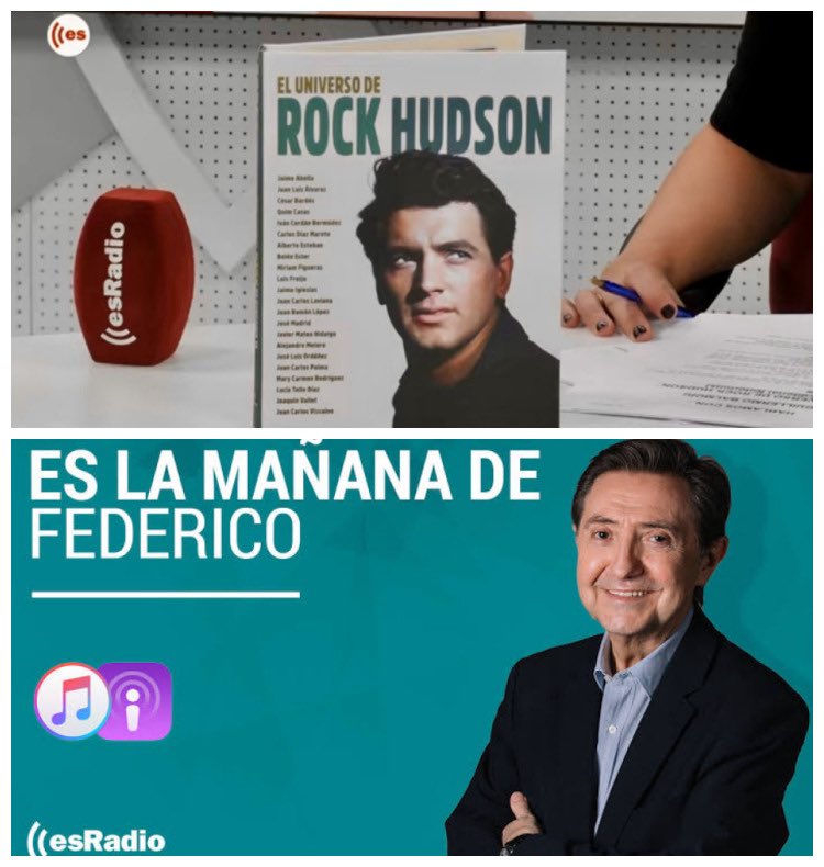 Guillermo Balmori estuvo con Isabel González <a href="/isabelgl/">Isabel Gonzalez</a> en “Es la mañana de Federico” <a href="/eslamananadeFJL/">Es La Mañana de FJL</a> de <a href="/esRadio/">esRadio</a> presentado nuestro libro “El universo de Rock Hudson”.

Aquí tenéis el vídeo completo 👉 m.youtube.com/watch?v=mag2v0…