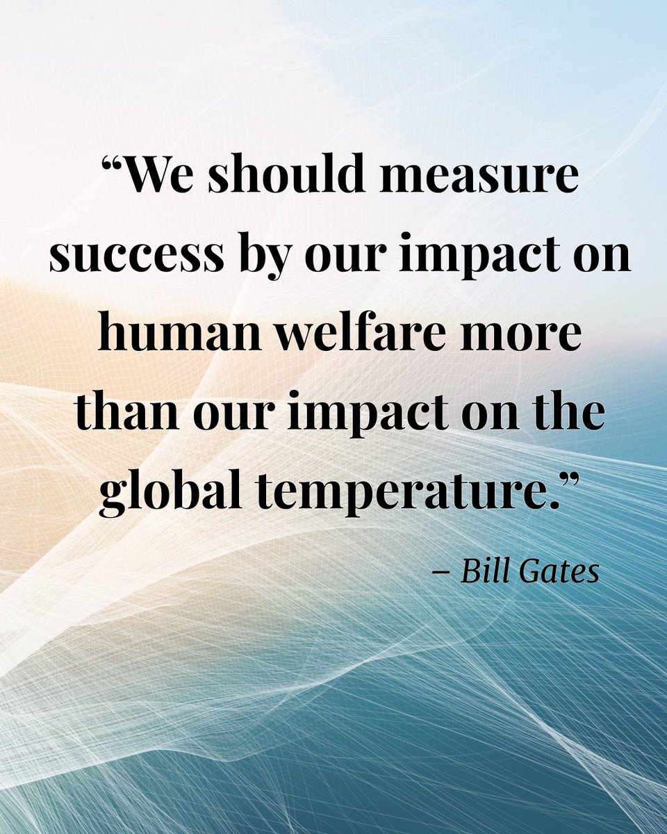 PointofViewRTS's tweet image. Bill Gates urges a “strategic pivot” on climate change:
Less doomsday, more human welfare.
“Our success should be measured by our impact on people, not global temperatures.”
A rare dose of common sense in today’s climate debate.

Read more at pointofview.net/viewpoints

#billgates…