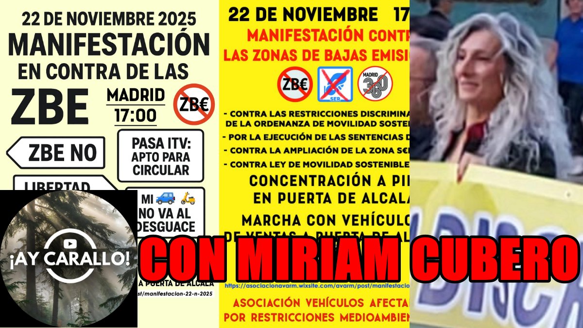 🔥ESTA NOCHE A LAS 21:00 HORAS 🕘
‼️¡AY CARALLO! CON MIRIAM CUBERO DE AVARM, ¡NO A LAS ZBE!‼️
➡️YOUTUBE: youtube.com/live/xplajXqSz…
➡️YOUTUBE (TRANSMISIÓN VERTICAL PARA MÓVILES): youtube.com/live/Rtboa4-kH…
➡️TWITCH: twitch.tv/eldiestroes
➡️X (TWITTER): x.com/jsobrevive