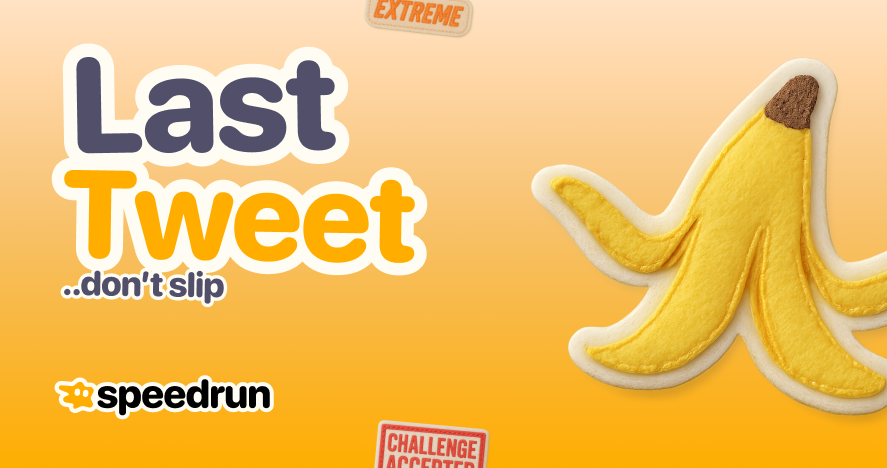 Speedrun tweet media