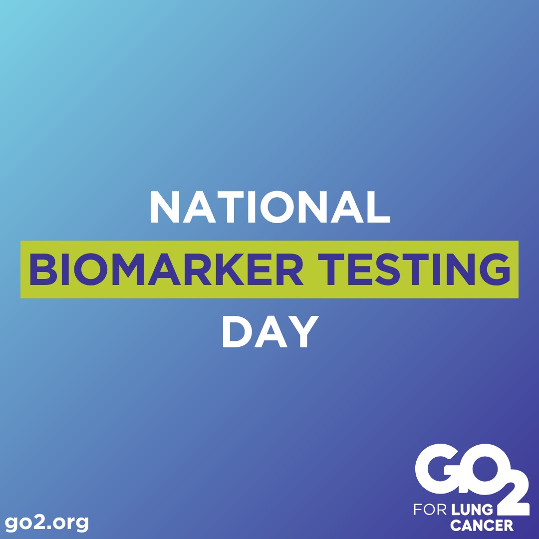 GO2forLungCancr's tweet image. Today is #NationalBiomarkerTestingDay! 

#BiomarkerTesting helps save, extend, &amp;amp; improve lives by identifying #GeneMutations &amp;amp; unlocking personalized #LungCancer treatment options.  

Learn more: tinyurl.com/nsclcbiomarker…