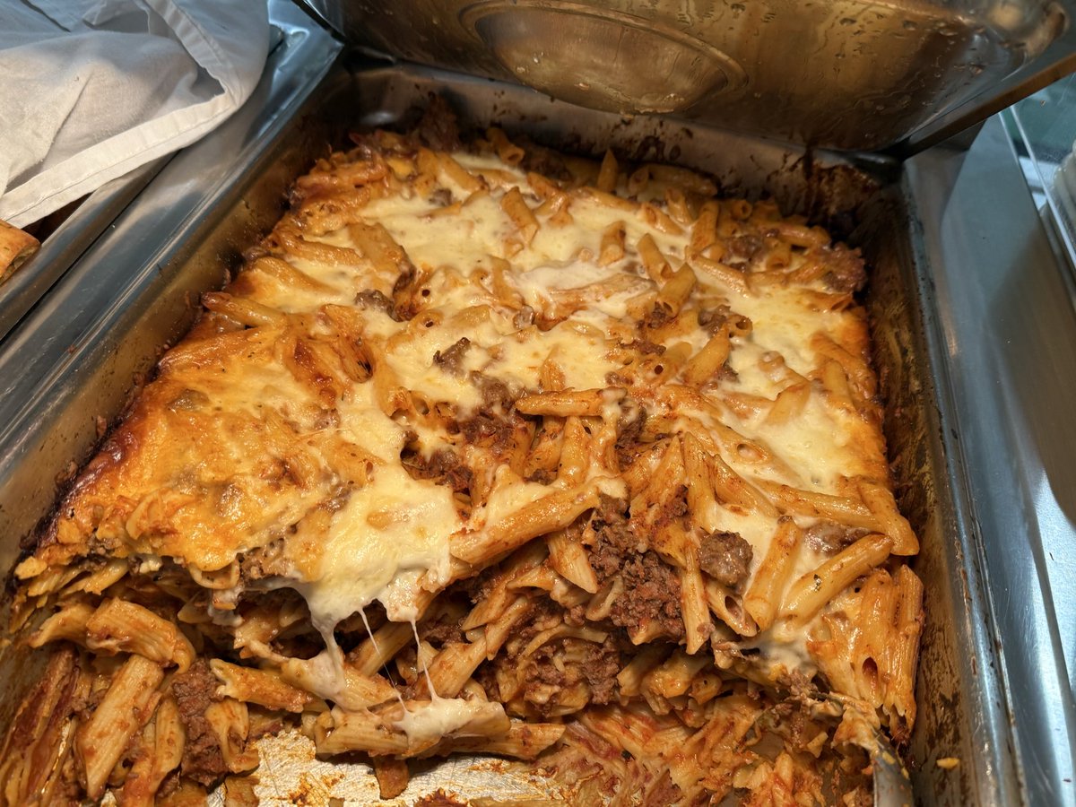 First time for baked ziti at KES! Go Kendall ES Cafe, go!