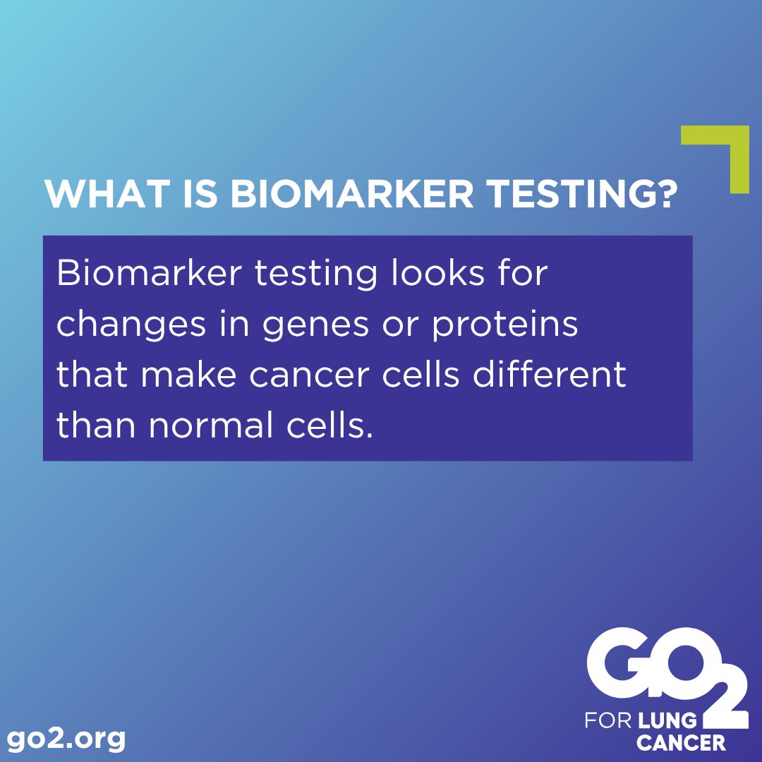GO2forLungCancr's tweet image. Today is #NationalBiomarkerTestingDay! 

#BiomarkerTesting helps save, extend, &amp;amp; improve lives by identifying #GeneMutations &amp;amp; unlocking personalized #LungCancer treatment options.  

Learn more: tinyurl.com/nsclcbiomarker…