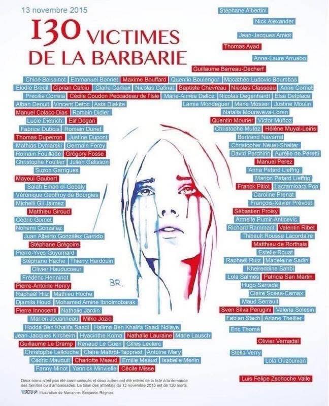 Ne jamais oublier #13novembre