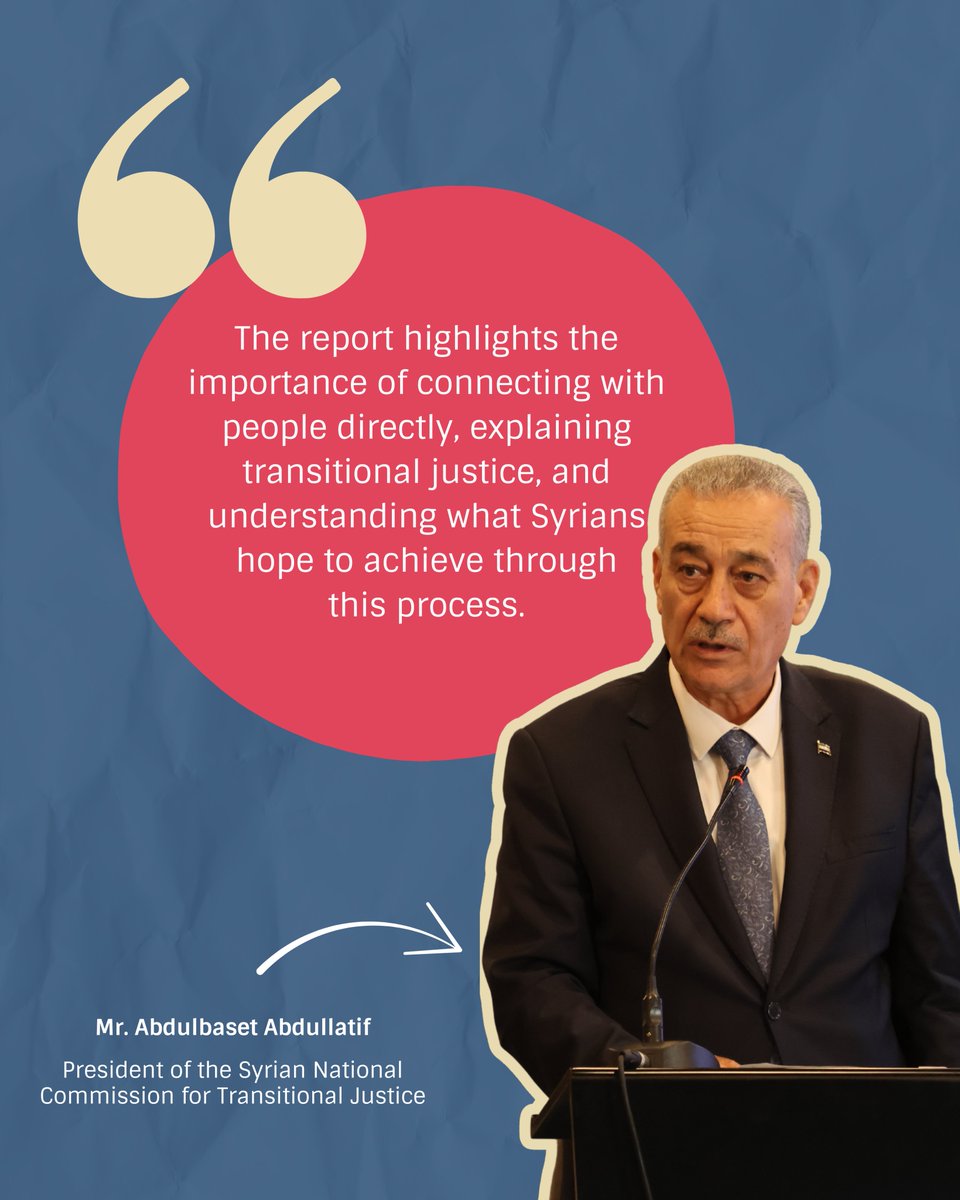 theICTJ's tweet image. #InFocus | For the first time, ICTJ &amp;amp; the Bridges of Truth project are bringing their efforts to advance truth &amp;amp; justice home to inside #Syria, creating spaces for victims, families &amp;amp; communities to share their stories &amp;amp; demands for justice &amp;amp; dignity.

👉 ictj.org/latest-news/ho…