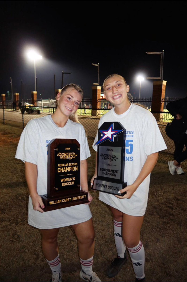 G2CollegeSoccer's tweet image. 🏆 | A big congratulations to Go 2 College Soccer client Phoebe Whalley and her William Carey University team who picked up the Southern States Conference title.

We look forward to following the team for the rest of the season.

#Go2Community
#ConferenceTitle
#CollegeSoccer…