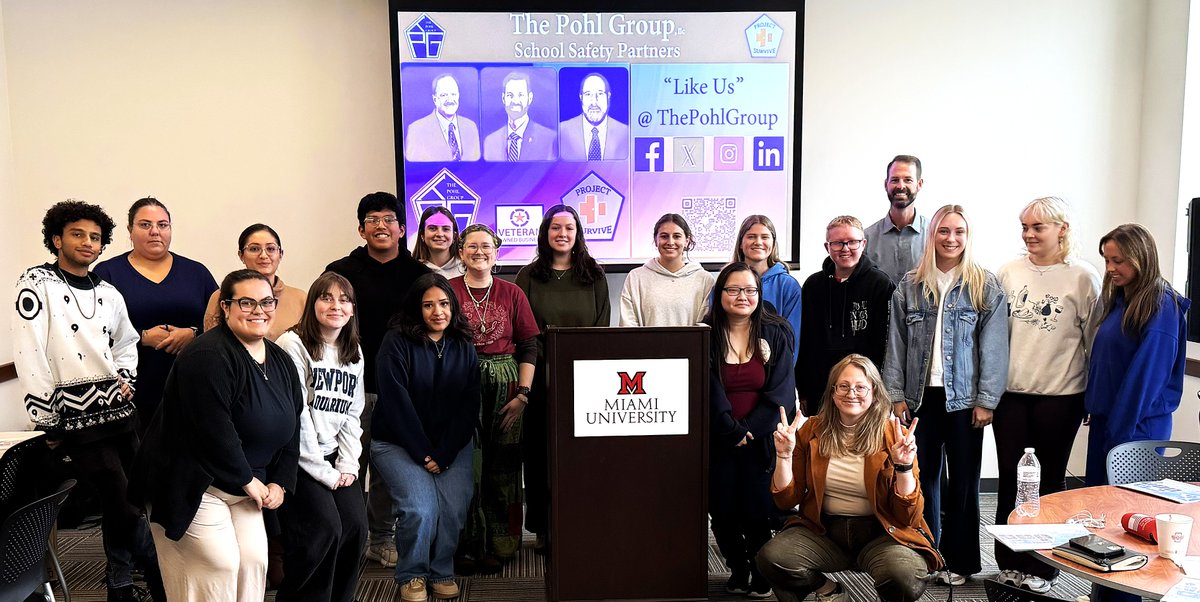 Mass Shootings Can Be Prevented - Know the Warning Signs. Through our wonderful partners at Miami University, we certified 17 current and future school-based behavioral therapists to conduct Behavioral Threat Assessments. 
#schoolmentalhealth
#SchoolSafety
#StudentSuccess