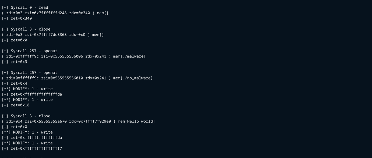 t1b4n3's tweet image. Implemented  logic to  modifying syscalls during process execution using a policy configuration file

github.com/t1b4n3/pwntrace

#reverseengineering #exploitdevelopment