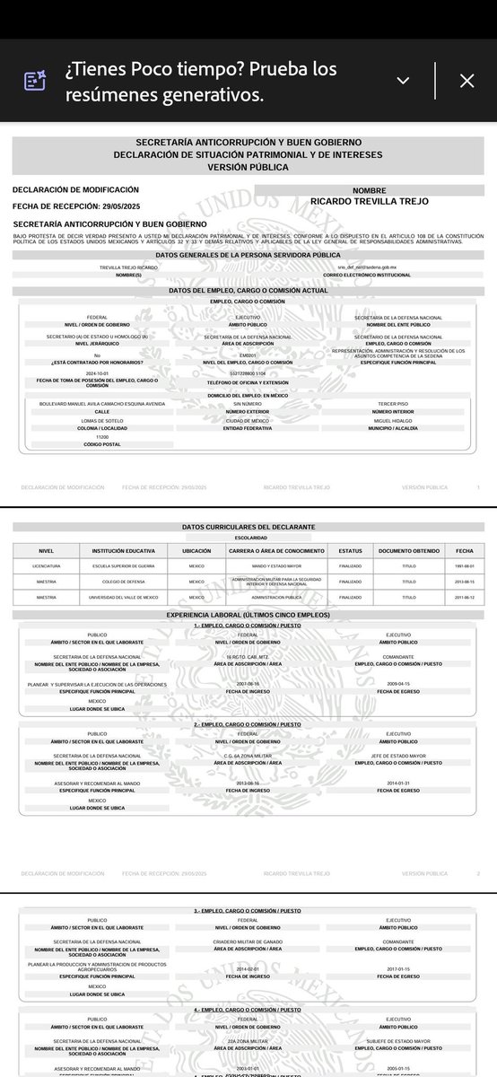 MLopezSanMartin's tweet photo. ¿Quién dona 7 millones de pesos a un secretario de Estado? ¿Y por qué?

Ricardo Trevilla, titular de la Defensa, reportó esa “donación” el año pasado…

... y después compró un departamento de 14 millones.

📷 @jorgegogdl https://t.co/WsD1JuItjc