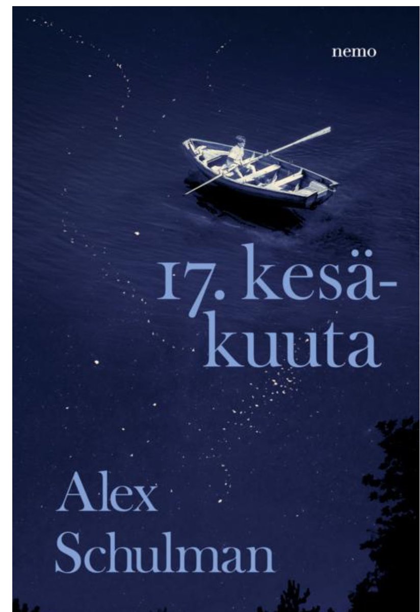 TeemuLeh's tweet image. Luettu: Alex Schulman - 17. kesäkuuta (Nemo 2025).
Kääntäjä: Jaana Nikula.
Vetävästi kirjoitettu tarina. Imaisi mukaansa. Haikeita sävyjä ja 80-luvun kuvausta.