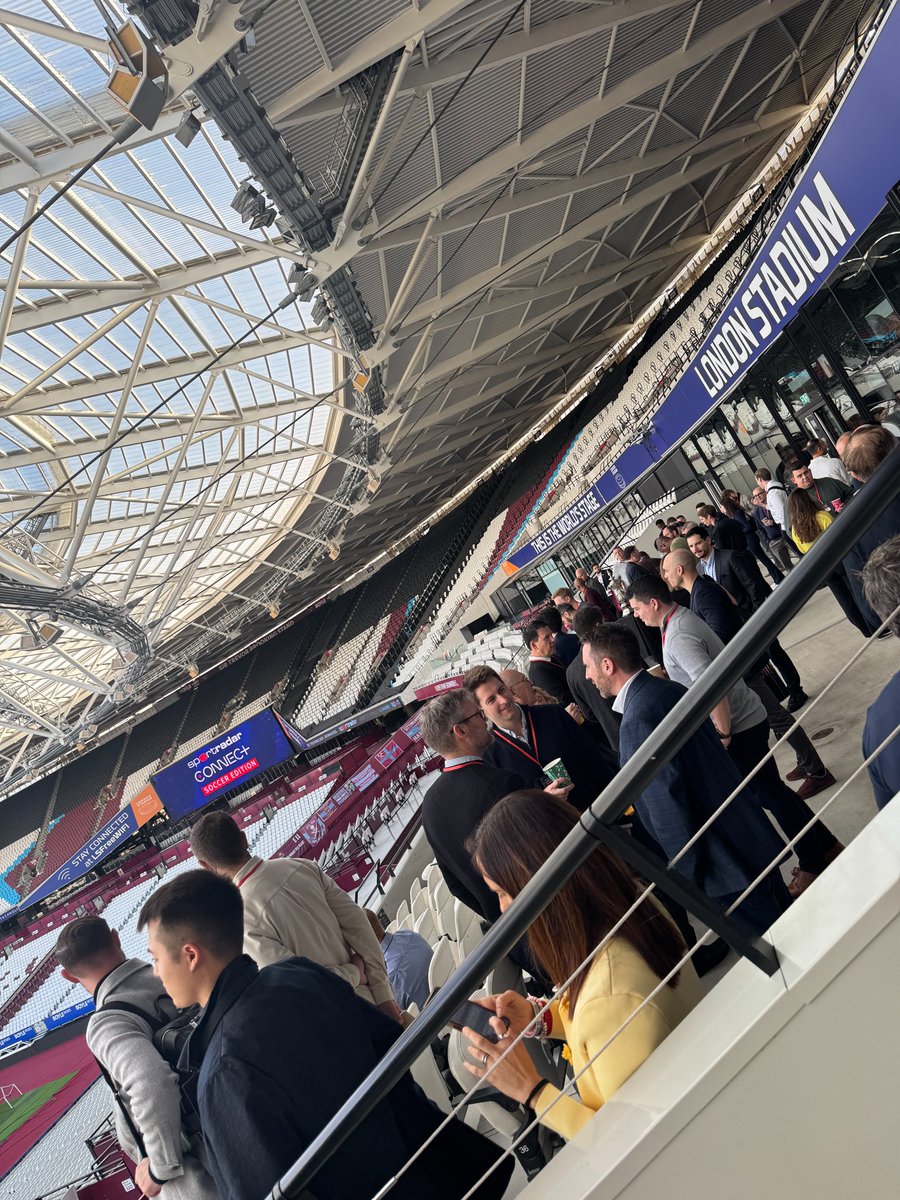 associateevents's tweet image. We're at the home of the Irons today 🏟️ for @Sportradar Connect: Soccer Edition 📷. At AE, we’ve supported companies across the sports sector for years. Today’s been a great chance to engage with key influencers in sport.

#SRConnect