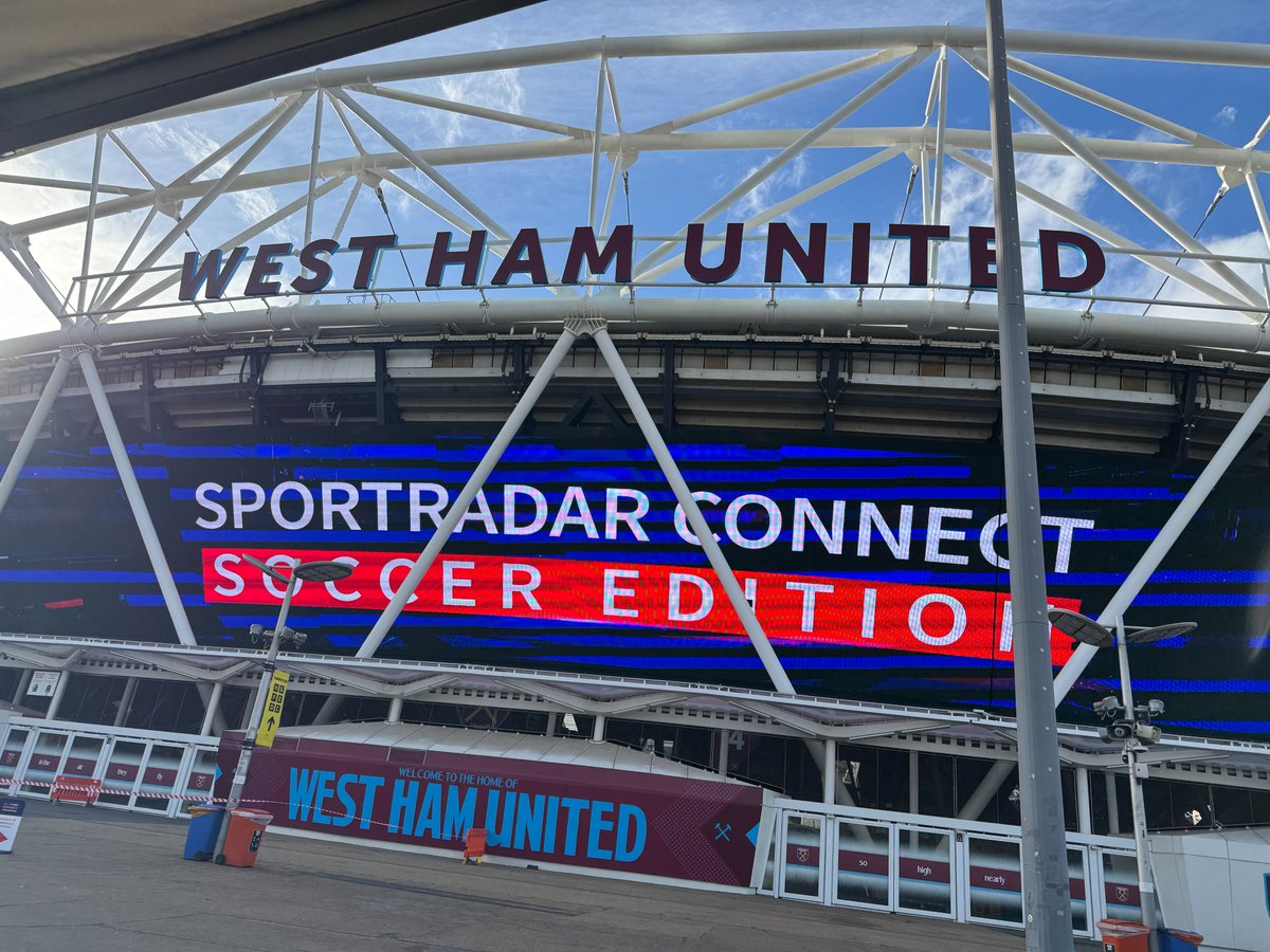 associateevents's tweet image. We're at the home of the Irons today 🏟️ for @Sportradar Connect: Soccer Edition 📷. At AE, we’ve supported companies across the sports sector for years. Today’s been a great chance to engage with key influencers in sport.

#SRConnect