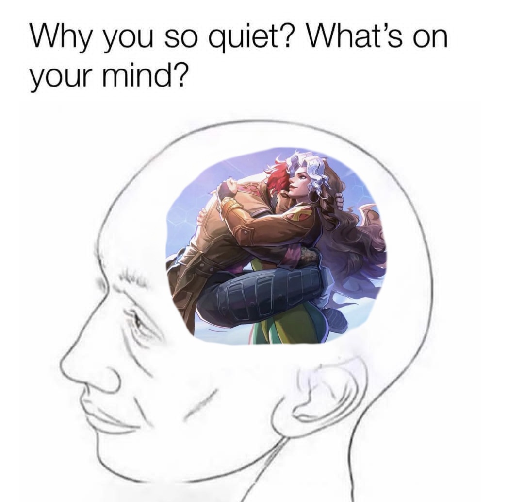 Early memedump from the airport..

#gambitandrogue #marvelrivals