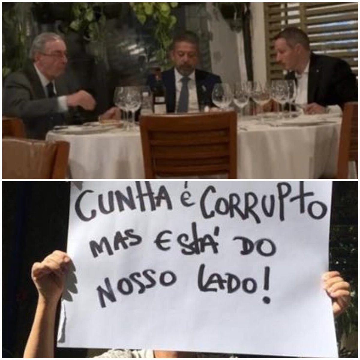 Bolsonaristas falando sobre o Eduardo Cunha.