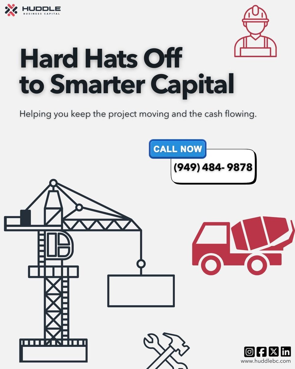 HuddleBizCap's tweet image. If your project is ready to roll, your funding should be too. 💪  No red tape, no waiting games. Just capital that moves as quickly as your crew.

🚀 Let’s turn those plans into progress: na2.hubs.ly/H021WWm0

#ConstructionFunding #BuilderFinance #ProjectFunding #BuildBetter