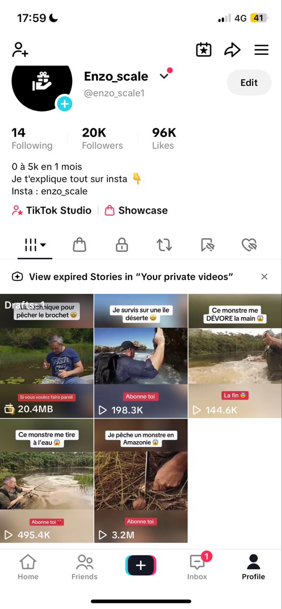 Vinside_off's tweet photo. Je vends mon compte TikTok 20k abonné monter en 1 semaine ! 
Propo en dm https://t.co/Yp99TyNzaA