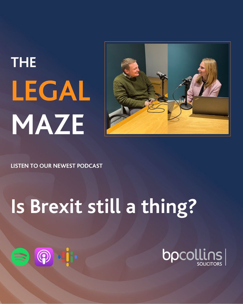 In this episode, Beth Miel, from our corporate and commercial team, and Greg Clark, from our employment team, discuss whether Brexit is still impacting businesses and what should be taken into consideration with any future political changes: open.spotify.com/episode/4eCNSQ…