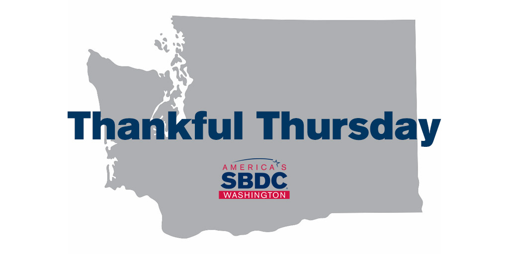 Today and everyday, we are thankful for all of our stakeholders and partners. From our generous funding partners to our economic development colleagues, thank you for helping us help communities thrive, one small business at a time.

wsbdc.org/our-partners/

#ThankfulThursday